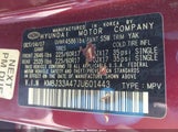 HYUNDAI TUCSON SEL KM8J33A47JU601443 снимка