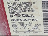 NISSAN TITAN SE 1N6AA06B45N514550 снимка