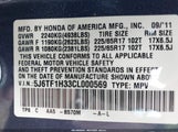 HONDA CROSSTOUR EX 5J6TF1H33CL000569 снимка