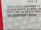 Chevrolet Malibu 1Lt 1G1ZE5STXHF139745 снимка