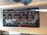 Kia Sorento Lx 5XYKT4A60CG279121 снимка