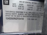 BUICK LACROSSE PREMIUM 1 GROUP 1G4GD5ER0CF334792 снимка