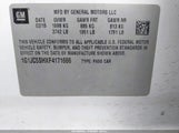 CHEVROLET SONIC LT AUTO 1G1JC5SHXF4171666 photo
