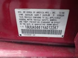 ACURA TL 3.2 19UUA5661YA012267 снимка