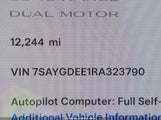 Tesla Model Y Long Range Dual Motor All-Wheel Drive 7SAYGDEE1RA323790 снимка