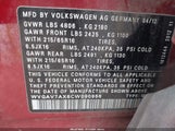 VOLKSWAGEN TIGUAN S WVGAV7AX6CW090956 снимка