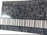 Toyota Camry Se 4T1B11HK3KU759797 fotografie