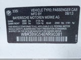 BMW 335I xDrive WBA3B9G54ENR90381 снимка