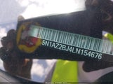Nissan Murano Sv Fwd 5N1AZ2BJ4LN154676 снимка