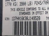 Dodge Ram  St/Sxt 1D7HA16K38J149528 снимка