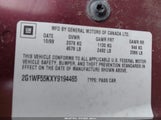 CHEVROLET IMPALA 2G1WF55KXY9194465 снимка