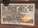 Honda Cr-V Ex-L 5J6RM3H73CL022652 снимка