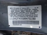 Honda Civic Si 2HGFA55589H702280 снимка