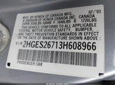 Honda Civic Ex 2HGES26713H608966 снимка