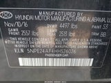Hyundai Sonata Se 5NPE24AF4HH526026 снимка