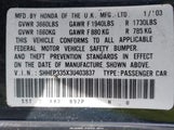 Honda Civic Si SHHEP335X3U403837 снимка