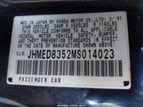 Honda Civic Crx JHMED8352MS014023 снимка