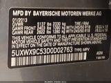 BMW X3 xDrive28I 5UXWX9C53D0D02763 снимка
