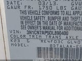 Nissan Versa 1.6 S 3N1CN7AP5DL890400 снимка