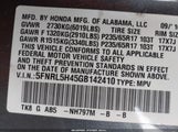 Honda Odyssey Ex 5FNRL5H45GB142410 снимка
