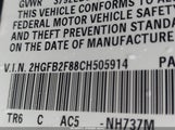 Honda Civic Ex 2HGFB2F88CH505914 снимка