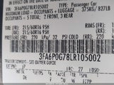 Ford Fusion S 3FA6P0G78LR105002 снимка