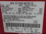 Ford F-150 Lariat 1FTFW1ET7CKD57749 снимка