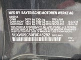 BMW X3 xDrive28I 5UXWX9C50F0D45282 снимка