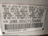 Honda Civic Ex JHMEJ8642YS004660 снимка