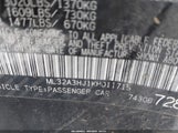 Mitsubishi Mirage Es ML32A3HJ1KH011715 снимка