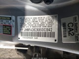 Honda Civic Hybrid JHMFA362X8S003942 снимка