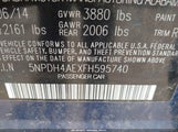 Hyundai Elantra Se 5NPDH4AEXFH595740 снимка