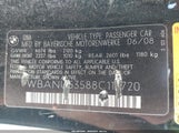 BMW 528I WBANU53588C113720 снимка