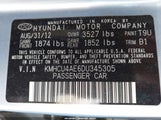 Hyundai Accent Gls KMHCU4AE6DU345305 снимка