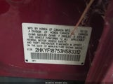 Honda Pilot Ex-L 2HKYF18753H583312 снимка