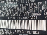 Toyota Camry Le 4T1BF3EK7AU510905 снимка