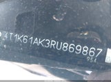 Toyota Camry Xse 4T1K61AK3RU869867 снимка