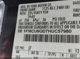 Ford Escape Se 1FMCU9GD7HUC57980 снимка