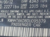 Hyundai Genesis 2.0T Premium KMHHT6KD8DU095379 снимка