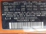 Hyundai Veloster Turbo W/Black KMHTC6AE3EU189451 снимка