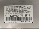 Honda Accord Lx 1HGCD7138TA012836 снимка