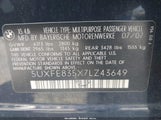 BMW X5 4.8I 5UXFE835X7LZ43649 снимка