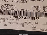 Ford Flex Sel 2FMGK5C89GBA18122 photo