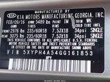 Kia Sorento 3.3L Ex 5XYPH4A54GG161853 снимка