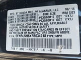 Honda Odyssey Ex-L 5FNRL5H6XFB034218 снимка
