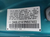 Honda Civic Dx 2HGEJ2141PH507402 снимка
