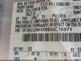 Ford Escape Sel 1FMCU9HX6DUC16971 снимка