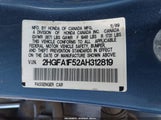 Honda Civic Lx 2HGFA1F52AH312819 снимка