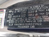 Kia Rio Lx KNADM4A3XH6025922 снимка