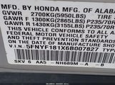 Honda Pilot Lx 5FNYF181X6B007827 снимка